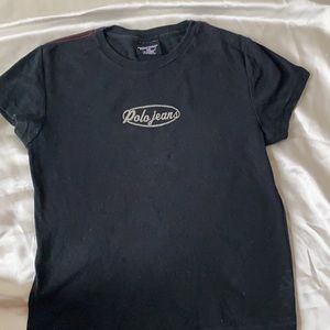 Vintage polo silver top